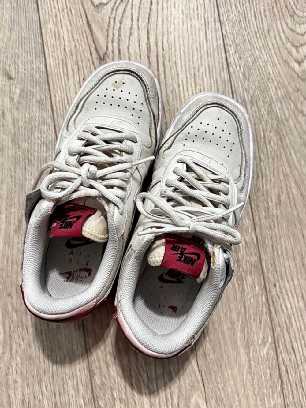 Nike Air Force 1 Low Sneakers White & Red US